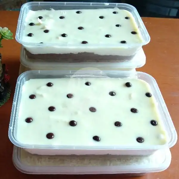 Brownies Lumer Durian Toping Choco Chips | Dessert Dhika, M Yamin