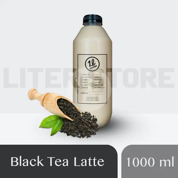 Black Tea Latte 1000ml | The Liter, Summarecon Bekasi