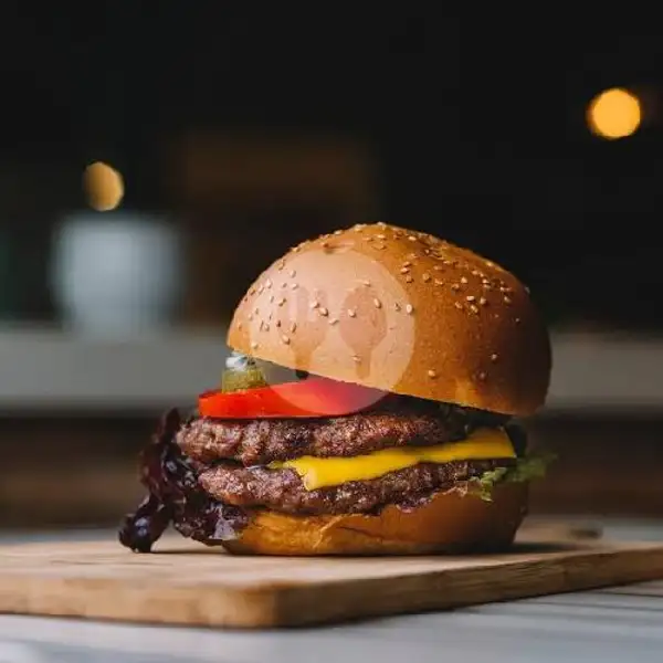 Burger Double Patties Keju | Jajankuy, Sukmajaya