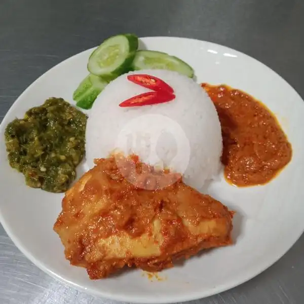 Nasi Ayam Rendang | Spesial Ayam Lik Yanto, Pringgokusuman