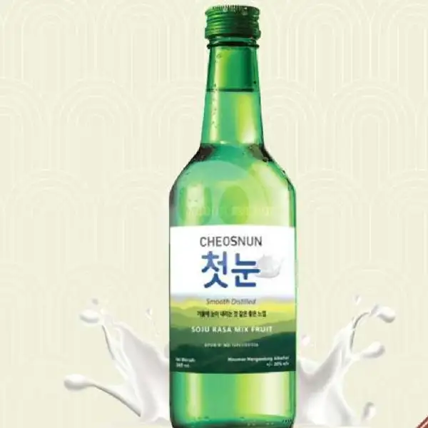 Soju Cheosnun Mix Fruit + Free Yakult | Arnes Beer Snack Anggur & Soju