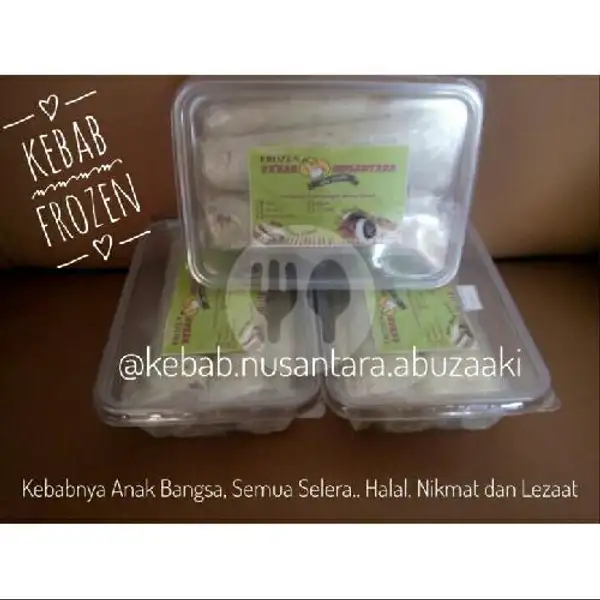 Kebab Frozen Isi 10 Pcs | Kebab Nusantara Abu Zaaki, Plumbon