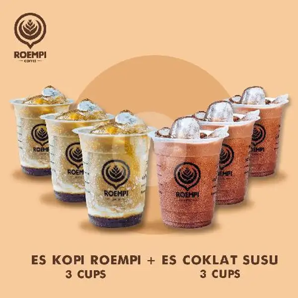 3 Es Kopi Roempi + 3 Es Coklat Susu | Roempi Coffee, Terusan Jakarta