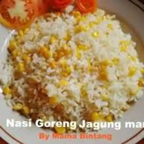 Nasi Goreng Jagung Manis + Krupuk | Ayam Geprek Farish, Tlogosari Kulon