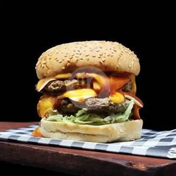 Mumbo Jumbo Cheese Burger | Order Sekaligus, Dapur Bersama Sawah Besar