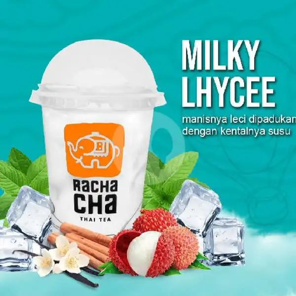 Milky Lychee | Rachacha Thai Tea, Pondok Bambu