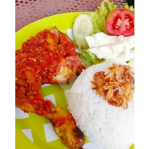 Paket Komplit Ayam Penyet | Ayam Penyet Sambel Hot Melotot