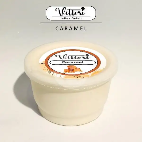 Ice Cream Es Krim Gelato Vittori - Caramel | Vittori Gelato