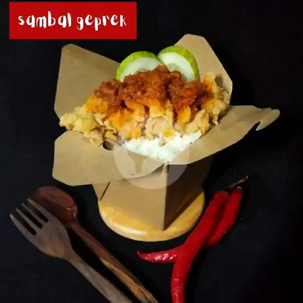 SAMBAL GEPREK Chicken Rice Box | Steak-ku, Tandes