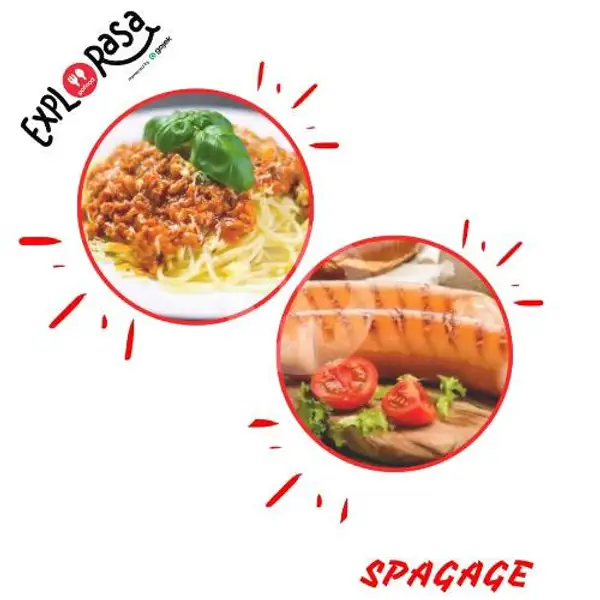 Paket Hemat SpagAge ( spaghetti + sausage ) | Kedai Jajan Syauqi, Pondok Gede
