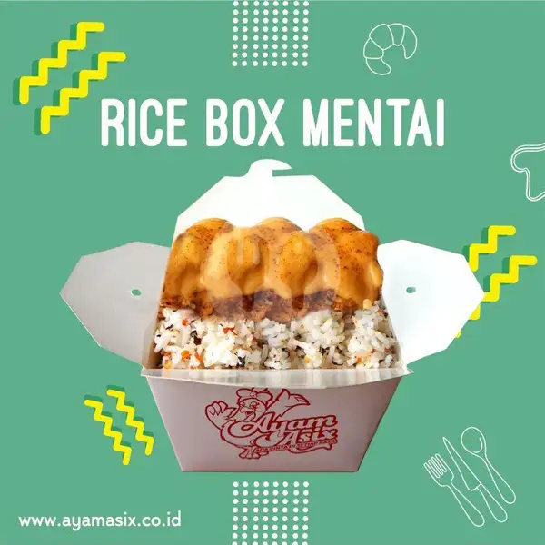 Rice Box Mentai | Ayam Asix, Galaxy