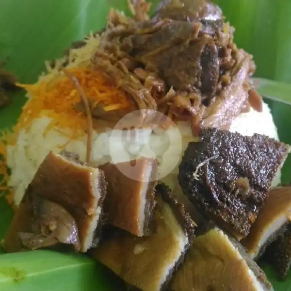 Nasi Krawu Daging Spesial | Nasi Babat Krawu Ning Lina, Tandes