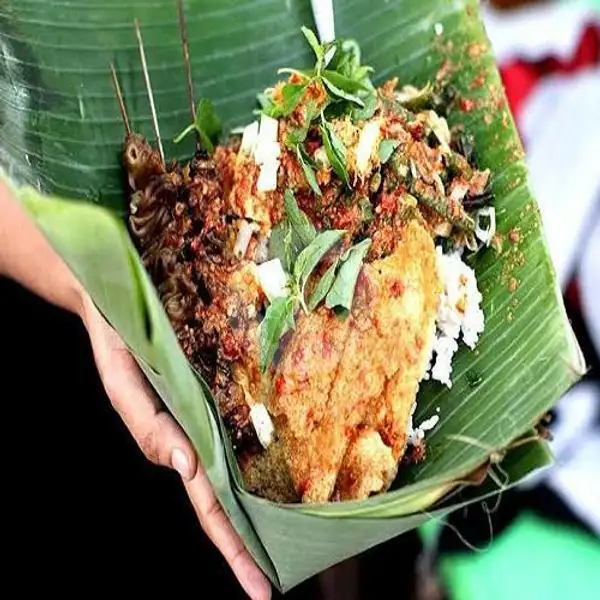 Nasi Pecel-Ayam Goreng | Indomie Nyemek Arang (Pak Jangklung), Lemahwungkuk