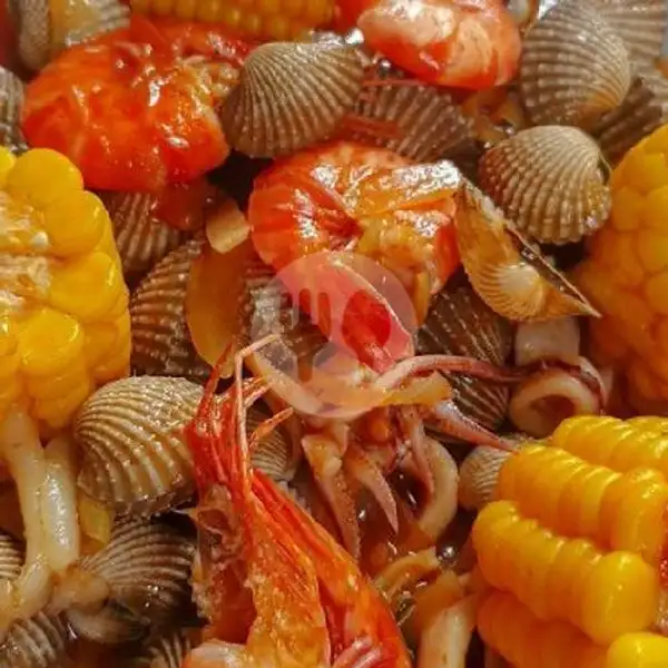 Kerang Dara Campur Udang | Seafood Gabrugan 77, Kp. Kebaharan