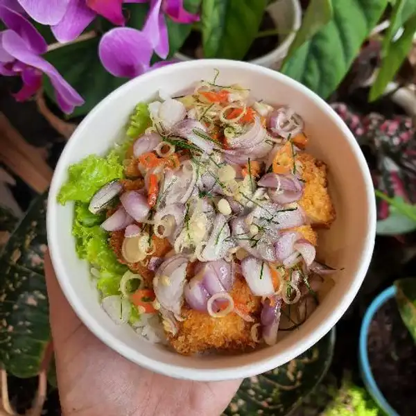 Chicken Katsu Sambal Matah Ricebowl | YamYam Cilacap, Rinenggo Asri