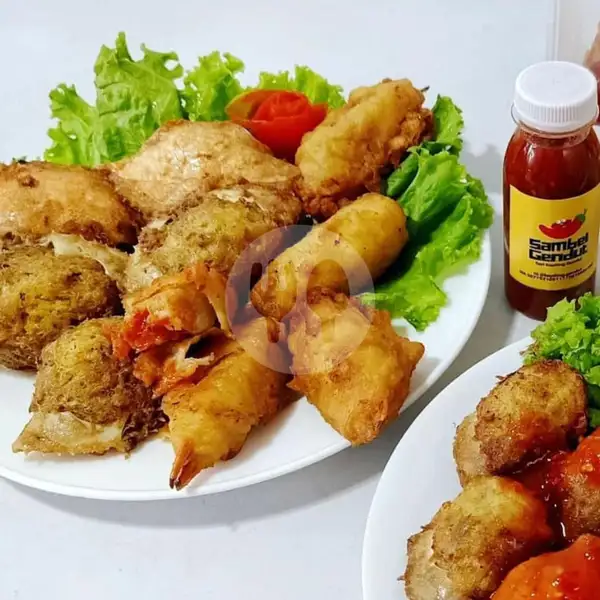 Kepiting Goreng Isi 6 Free Saus Asam Manis Super Pedes | Seafood Jontor Nia, Mulyorejo