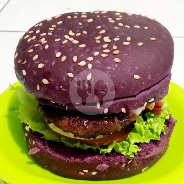 Purple Burger Big Beef | Angkringan Zaid