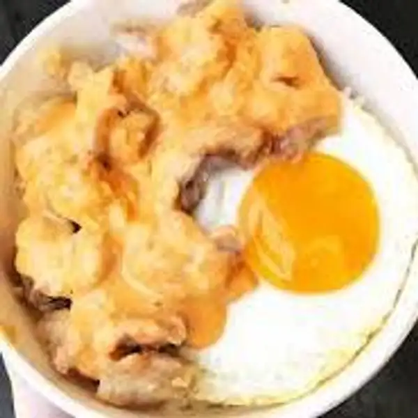 Chicken Salted Egg + Nasi dan Telur Setengah Matang | Yummy Yaki (Burger, Kebab, Nasi Ayam, Juice), Sanden
