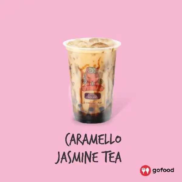 Caramello Jasmine Tea Boba | Little Squad Boba Drink, South Sempaja