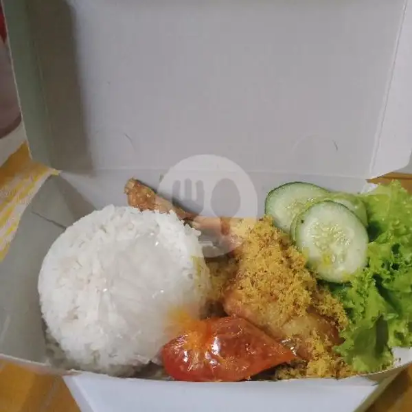 Nasi Ayam Serundeng Baraya(Paha) | Kupat Tahu Baraya & Ayam Serundeng/Geprek Khas Singaparna, Pagarsih