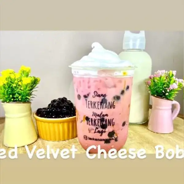 Red Velvet Cheese Boba | Terkenang Cheese Boba