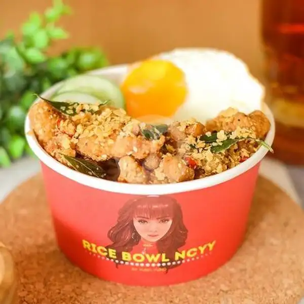 Rice Bowl Ayam Goreng Gandum | Rice Bowl Yung Yung NCYY, Krendang Raya