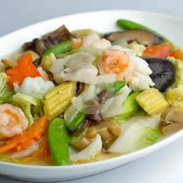 Capcay Kuah Seafood | Nasi Campur Abi