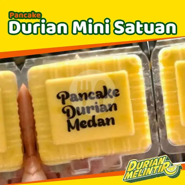 Pancake Durian Mini Satuan | Durian Melintir, Pinang Ranti