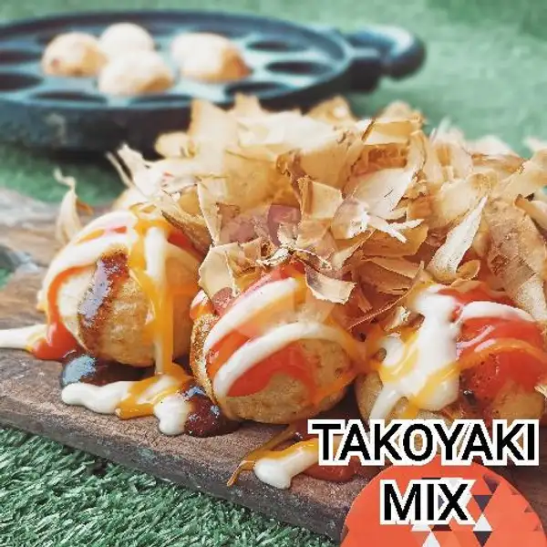 Takoyaki Mix (Free Drink) | Ronde Wong Solo, Kemayoran