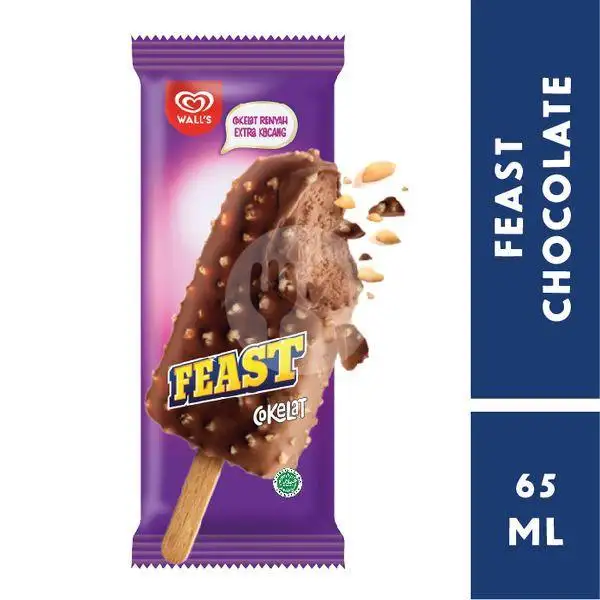 Walls Feast Chocolate Pcs 75/65ml | Shell Select Deli 2 Go, BSD 4 Tangerang