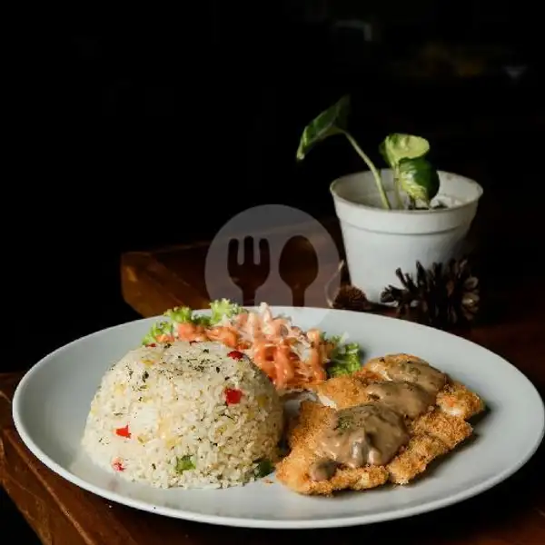 Chicken Snitzel and Butter Rice | Fish-Box, ITB