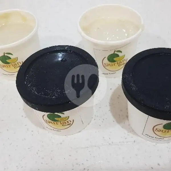 Ice Cream Durian Cup | Frozen Beef Drink Snack 'IC' MART, Tajur
