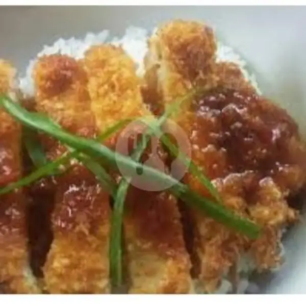 Bento (Chicken Katsu + Rice With Blackpepper Sauce) | Popcorn Chicken Alya & Cireng Isi & Cireng Crispy, Kebonagung