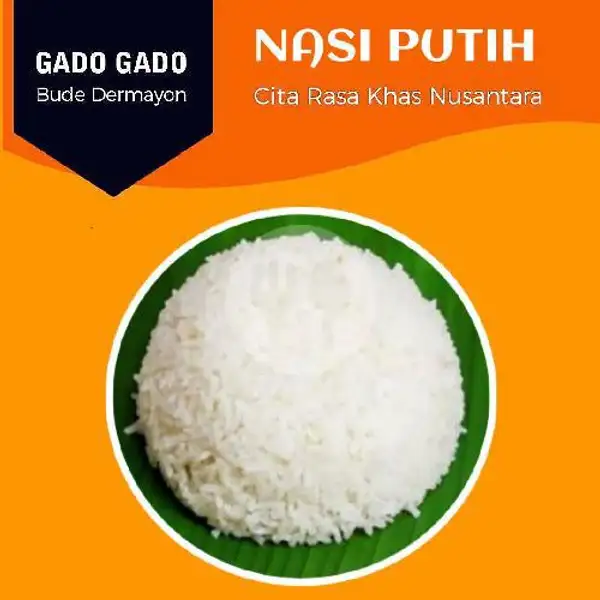 Nasi Putih | Gado Gado Bude Dermayon, Batam
