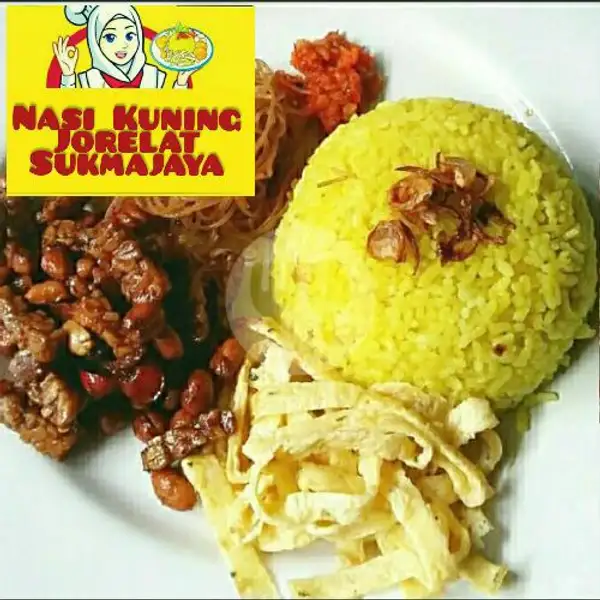 Nasi Kuning Telor Ceplok | Nasi Kuning Jorelat, Sukmajaya