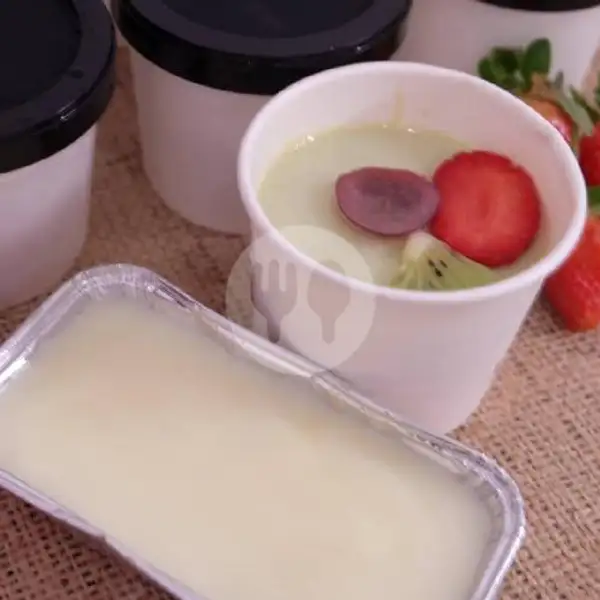Tropical Silky Pudding Matcha | Salad Buah Jang-Jang Fruitbar