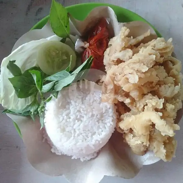 Jamur Crispy + Nasi | Lalapan Ayam Crispy Barokah Cak Sai, Lowokwaru