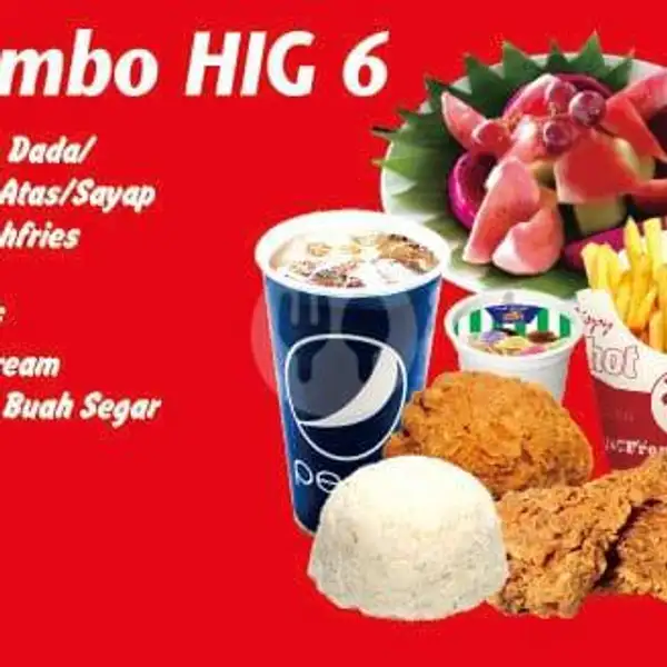 Combo Hig 6 | Ayam Penyet Jakarta, Dr Mansyur