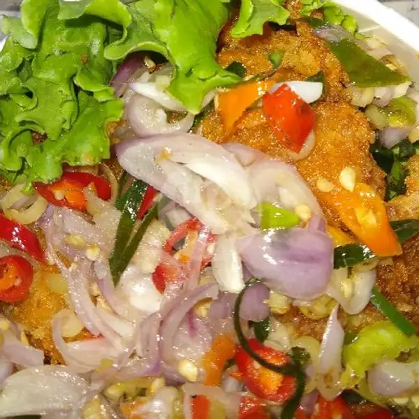 ricebowl goldfish sambal matah | DI-EAT RICEBOWL