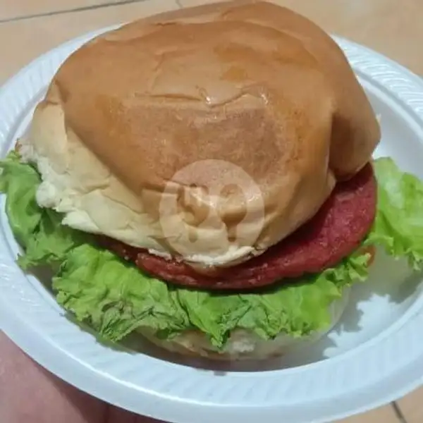 Burger Mini + Slice Keju | Kedai Mba Wati, Haji Nasir