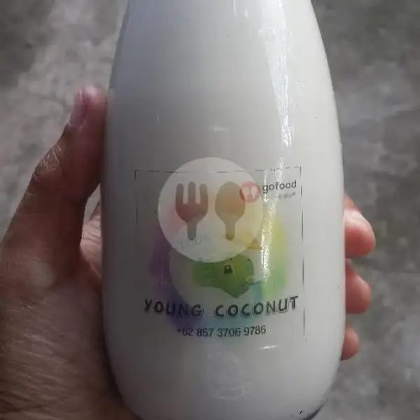 Coconut Milk In Botle Glass 250ML | Young Coconut