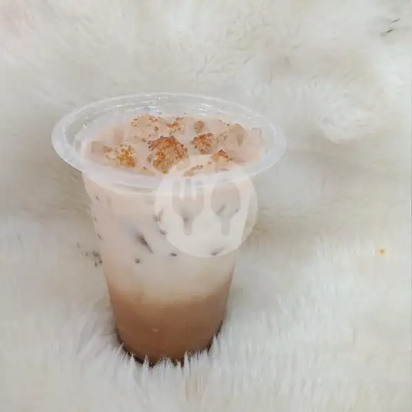 coffe latte + caramel (Ice/Hot) | Blue Kitchen