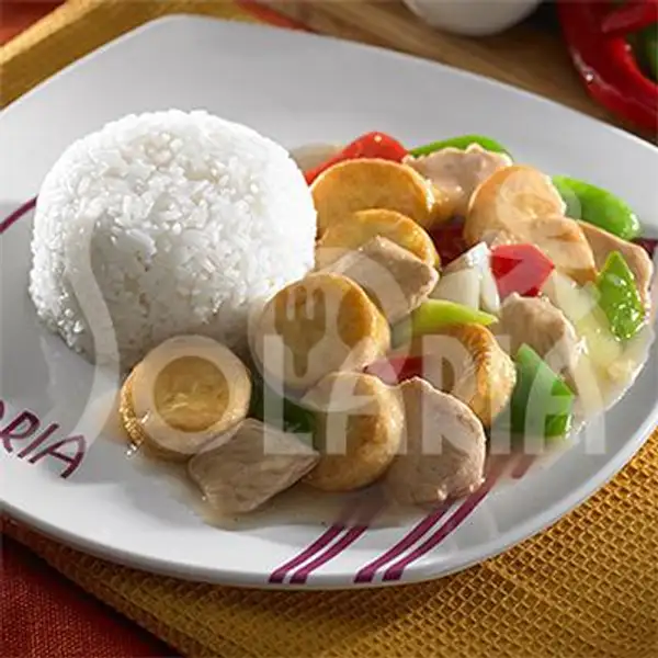 Nasi + Sapo Tahu Ayam | Solaria, Transmart Pangkal Pinang