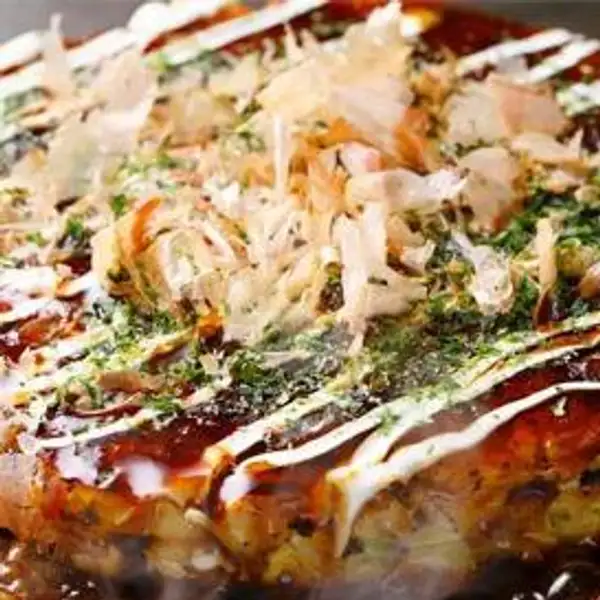 Okonomiyaki Isian Cumi | TAKOYAKI MERTUA