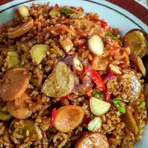 Nasi Goreng Ayam +Baso +Sosis | Nasi Goreng Goyang Malam, Pemancingan Bahri