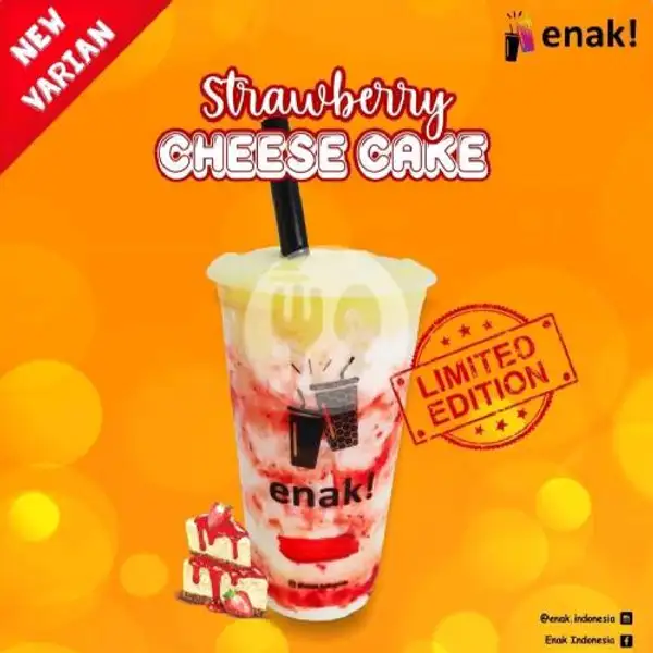 Strawberry Cheese Cake | ENAK! Suyudono
