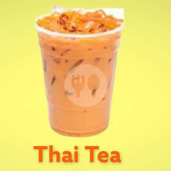 Es Thai Tea Latte | Donat Kentang Embul, Jagakarsa