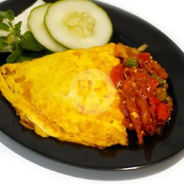 Telur Dadar Plecing | JALOM (Makanan Khas Lombok), Palm Spring