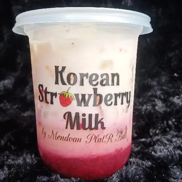 Korean strawberry Milk | Mendoan Plat R Bali (MPR Bali), Denpasar