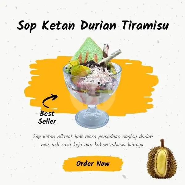 Sop Ketan Durian Tiramisu (L) | Ayam Penyet Mas Eko
